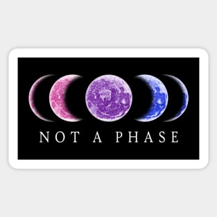 Not A Phase Bisexual Pride LGBT Sticker